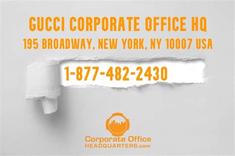 gucci corporate office usa|contact gucci corporate office.